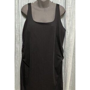 Old Navy Active Powersoft Dress Women XL Black Built In Bra Stretch Tennis
